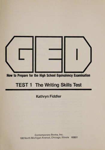 GED Writing Skills Test