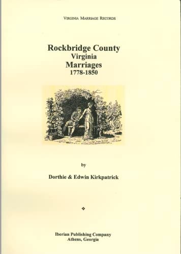 Rockbridge County Marriages, 1778-1850
