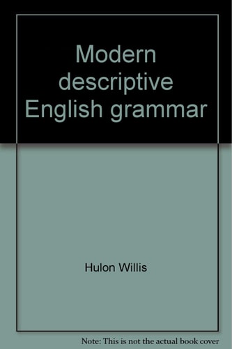 Modern Descriptive English Grammar