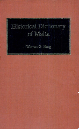 Historical Dictionary of Malta