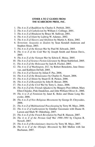 The A to Z of the Arab-Israeli Conflict
