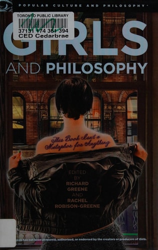 Girls and Philosophy This Book Isn't a Metaphor for Anything