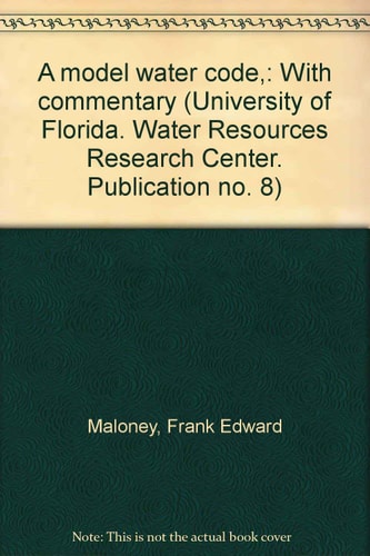 A Model Water Code With Commentary