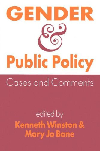 Gender And Public Policy Cases And Comments