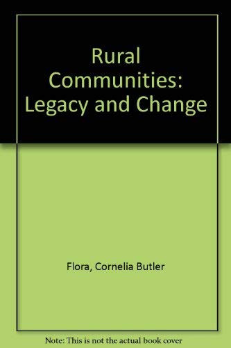 Rural Communities: Legacy And Change