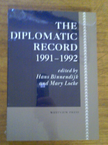 The Diplomatic Record 1991-1992