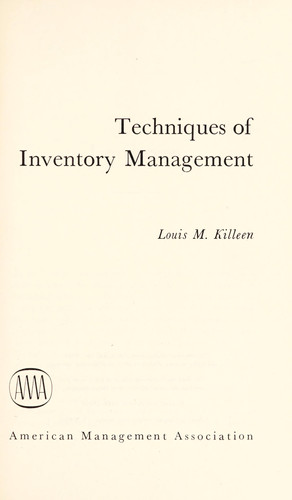 Techniques of Inventory Management