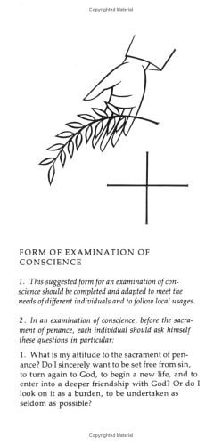 Order for the Solemn Exposition of the Holy Eucharist and Form of Examination of Conscience