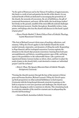 Tilling the Church Theology for an Unfinished Project