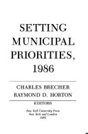 Setting Municipal Priorities