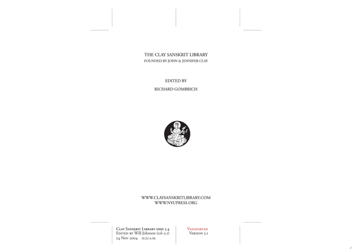 Mahabharata Book 3 : the Forest