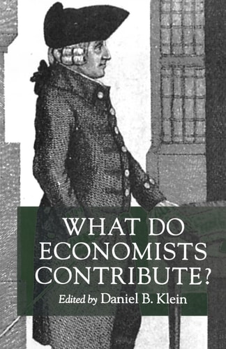 What Do Economists Contribute?