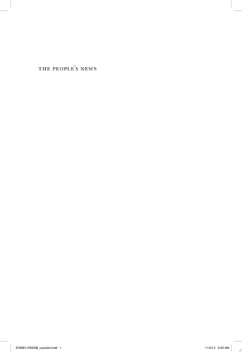 The People's News Media, Politics, and the Demands of Capitalism