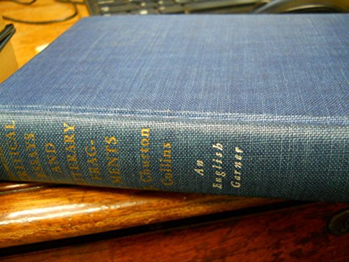 Critical Essays and Literary Fragments