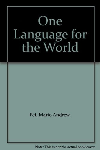 One Language for the World