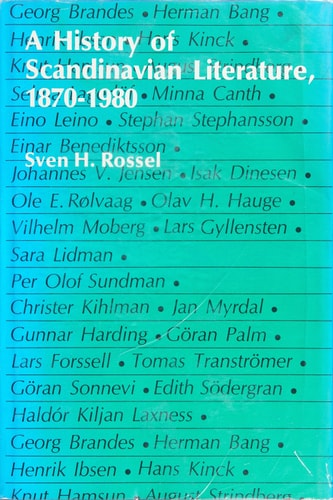 A History of Scandinavian Literature, 1870-1980