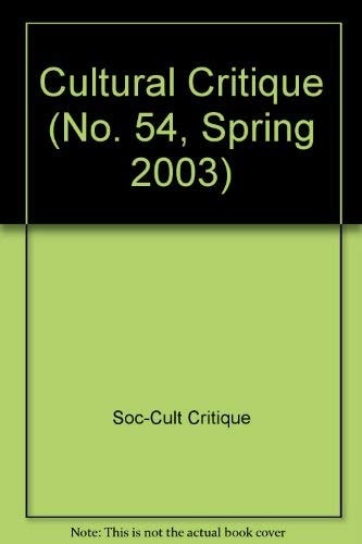 Cultural Critique 54