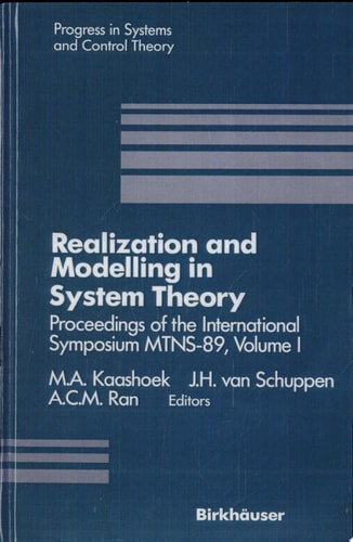 Realization and Modelling in System Theory Realization and Modelling in System Theory