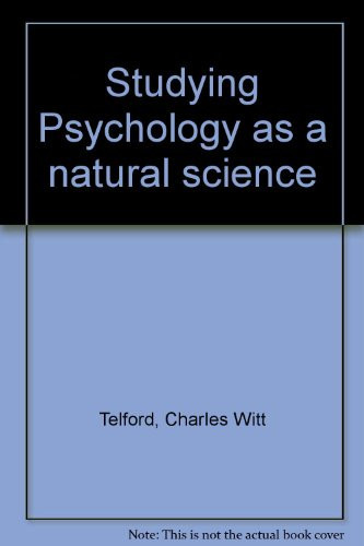 Studying Psychology as a natural science