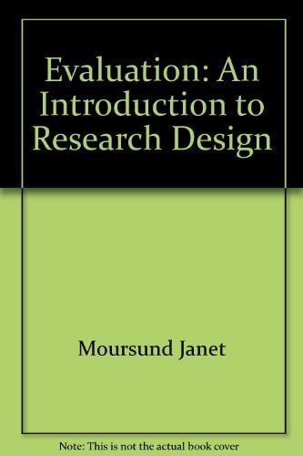 Evaluation: An Introduction to Research Design