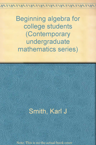 Beginning Algebra for College Students