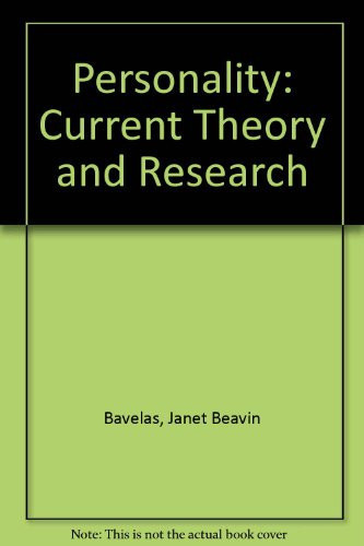 Personality: Current theory and research (Core books in psychology series)