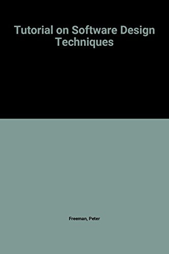 Tutorial on Software Design Techniques