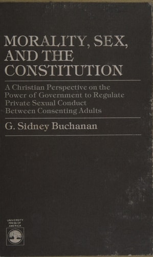 Morality, Sex and the Constitution