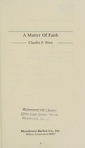 A Matter of Faith
