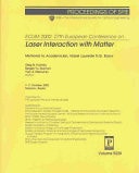 ECLIM 2002 27th European Conference on Laser Interaction with Matter : 7-11 October 2002, Moscow, Russia