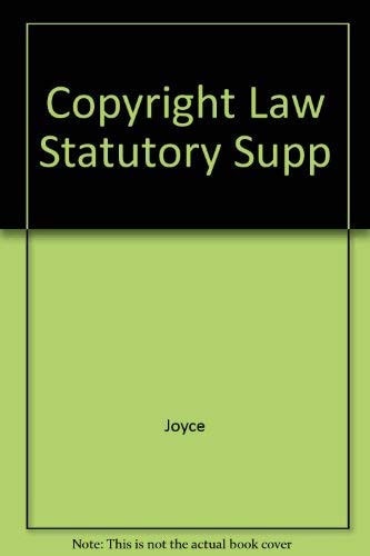 Copyright Law Statutory
