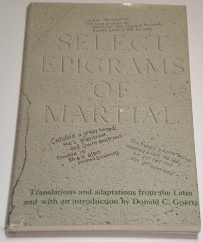 Select Epigrams of Martial