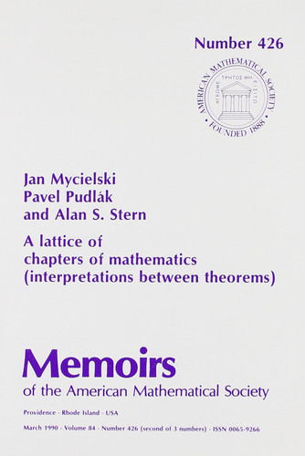 A Lattice of Chapters of Mathematics: Interpretations between Theorems Interpretations Between Theorems