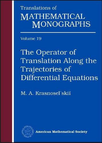 The Operator of Translation Along the Trajectories of Differential Equations