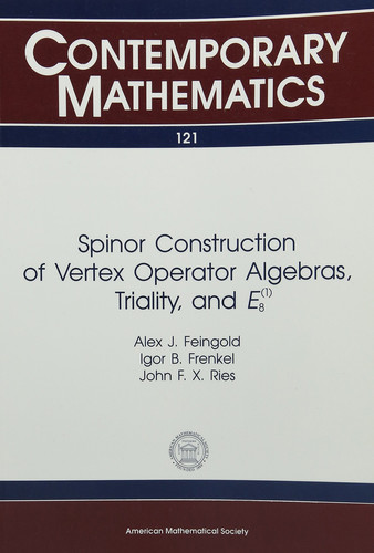 Spinor Construction of Vertex Operator Algebras, Triality, and $E^{(1)}_8$