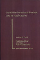 Nonlinear functional analysis and its applications, Part 2