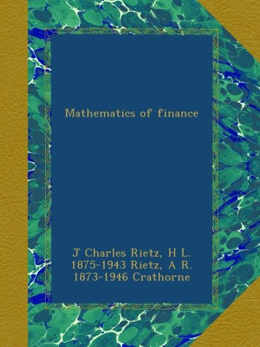 The Mathematics of Finance Modeling and Hedging