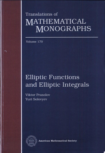 Elliptic Functions and Elliptic Integrals