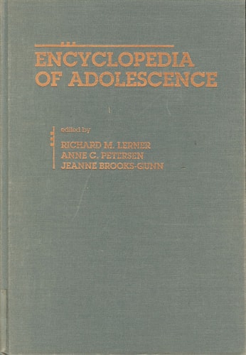 Encyclopedia of Adolescence (Garland Reference Library of Social Science ; 495) (2 v.)