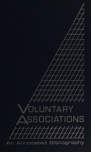 VOLUNTARY ASSOCIATIONS (Garland Reference Library of Social Science)