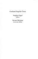 LAMENTABLE TRAGEDY LOCRINE (Garland English texts)