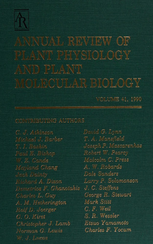 Annual Review of Plant Physiology and Plant Molecular Biology: 1990 (Annual Review of Plant Biology)