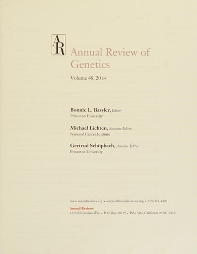 Annual Review of Genetics