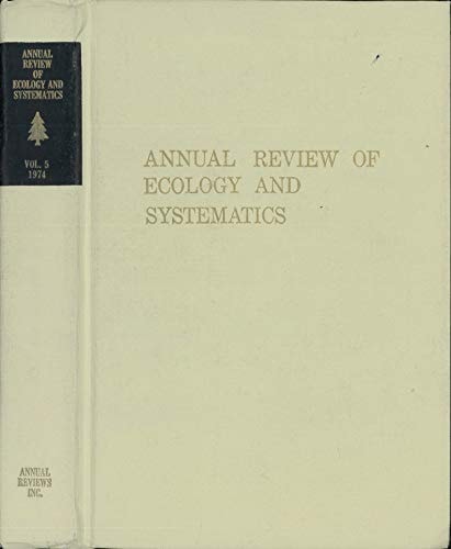 Annual Review of Ecology and Systematics