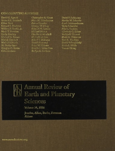 Annual Review of Earth and Planetary Sciences