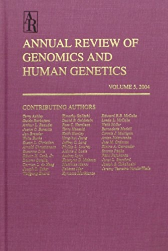 Annual Review of Genomics and Human Genetics