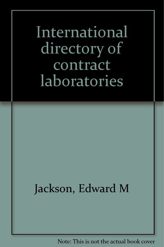 International directory of contract laboratories