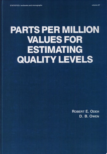 Parts per Million Values for Estimating Quality Levels