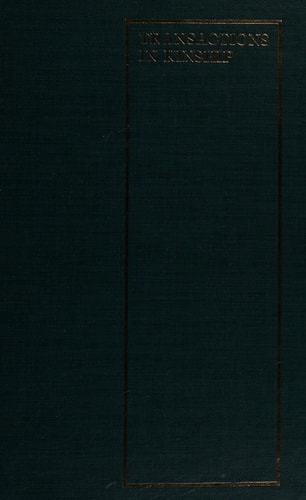 Transactions in Kinship : Adoption and Fosterage in Oceania (ASAO monograph ; no. 4)