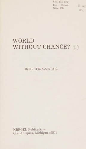 World Without Chance?